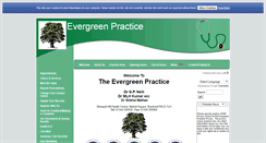Desktop Screenshot of evergreenpracticegp.nhs.uk
